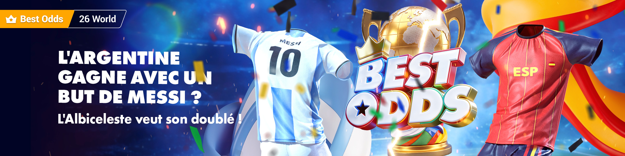 Best Odd finale Espagne vs Argentine