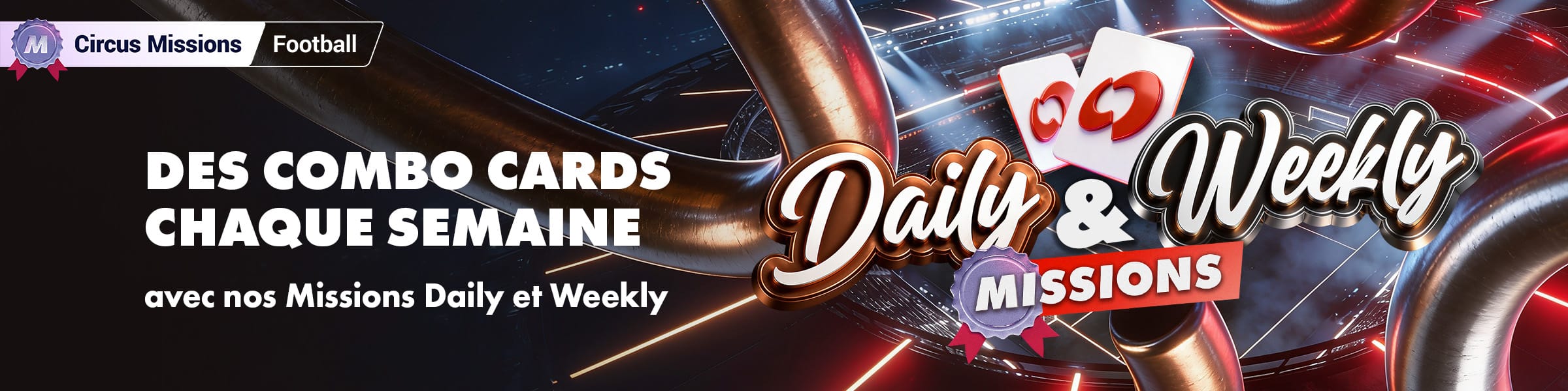 Daily and Weekly missions cards