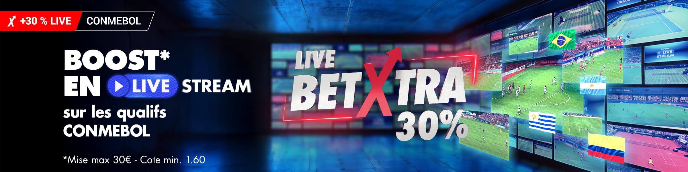 BetXtra live Qualifs CONMEBOL