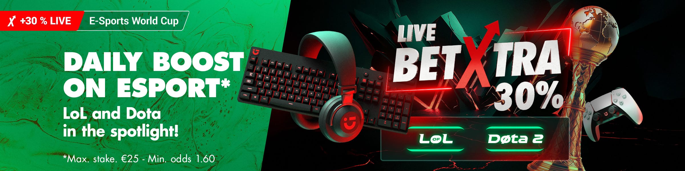 Sliders BetXtra LOL & Dota 2	