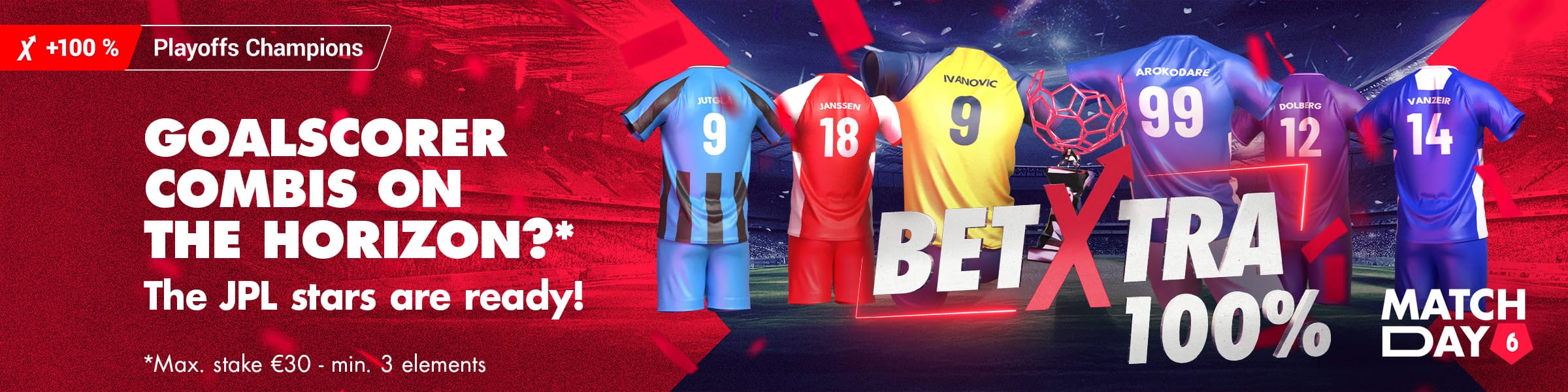BetXtra Combi Buteurs Champions Playoffs