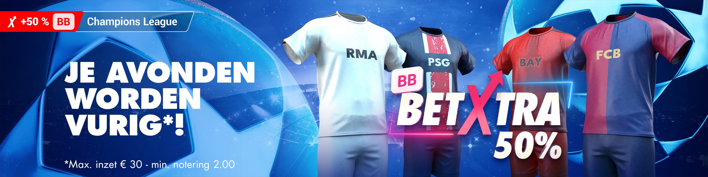 BetXtra BetBuilder Champions 1/4