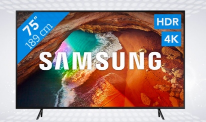TV Samsung HDR 4K 75" de 189 cm