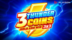 Playson - 3 Thunder Coins: Hold and Win