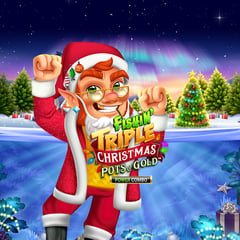 Gameburger Studios - Fishin' Triple Christmas Pots of Gold POWER COMBO